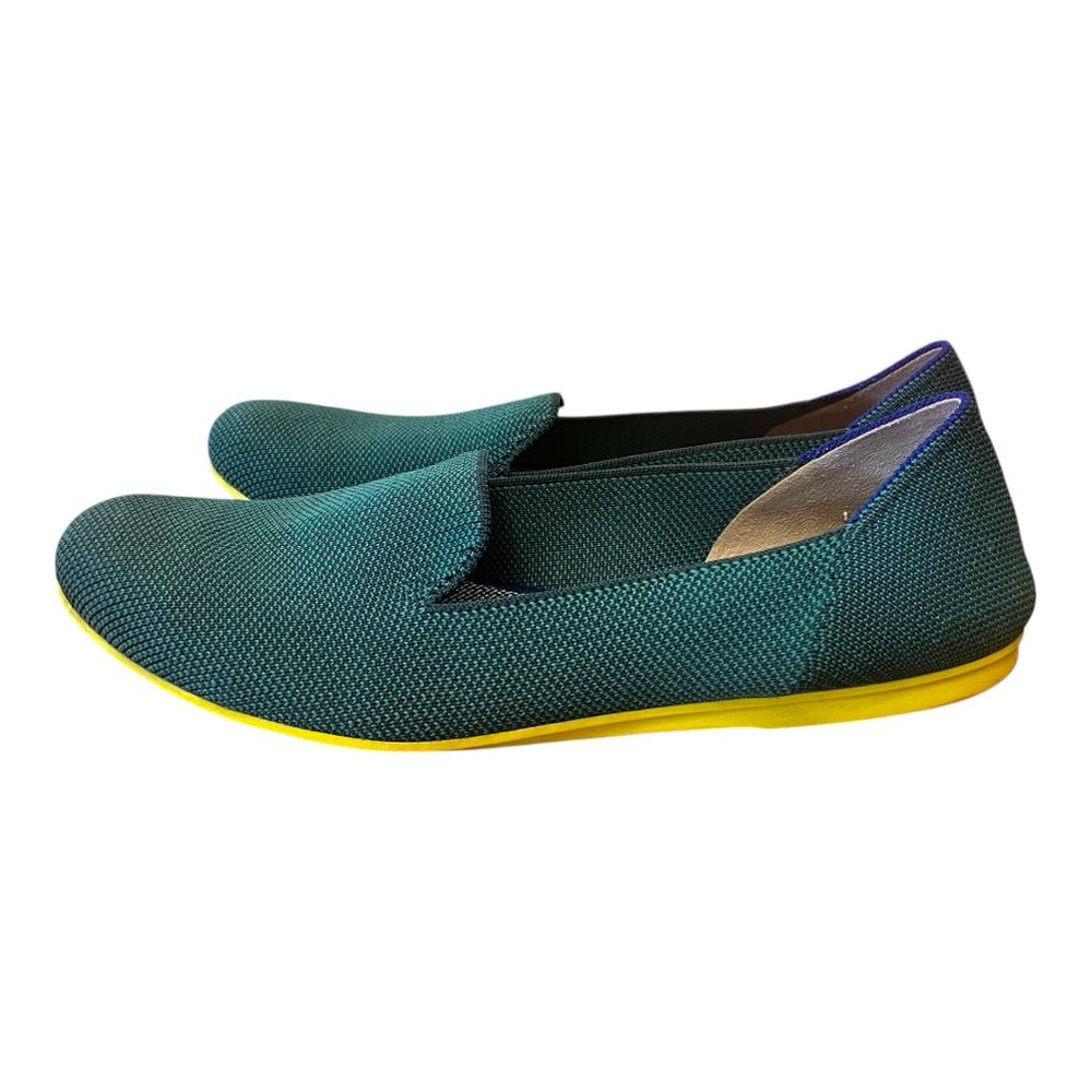 Rothy's Almond Loafer, Size 8, Teal Green/Blue Sage - Picture 5 of 11